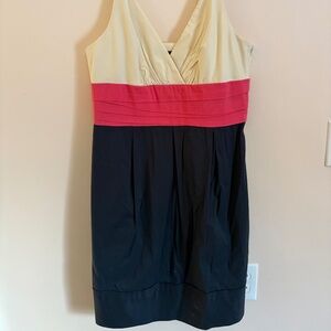 BCBG Max Azria Cotton Colorblock Dress